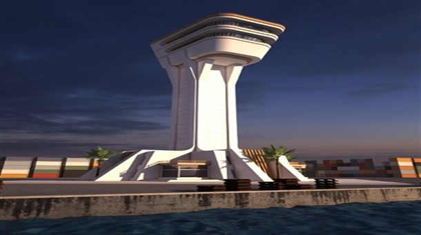 ساخت بلندترین برج کنترل دریایی